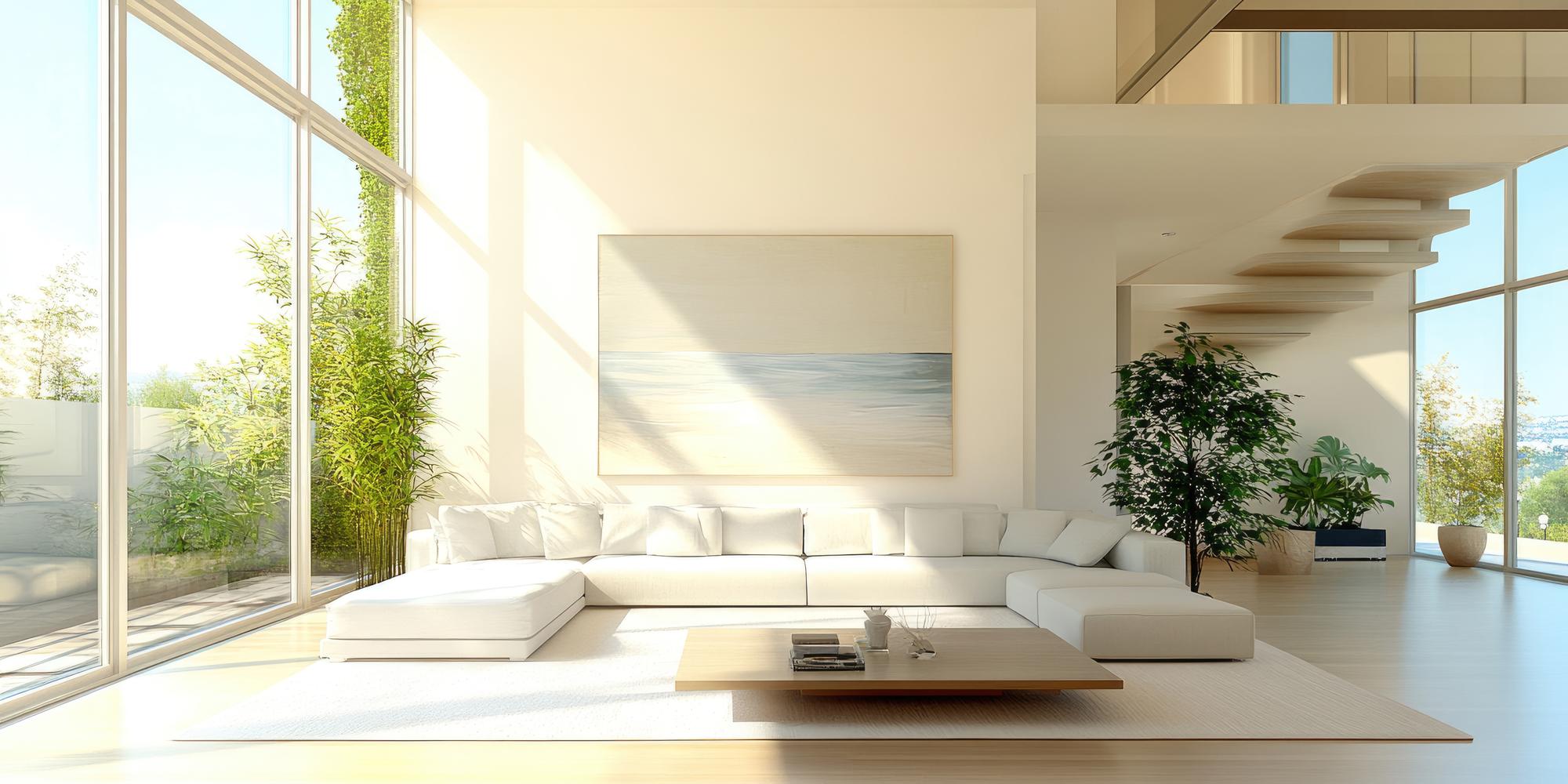 Living modern într-un apartament luminos